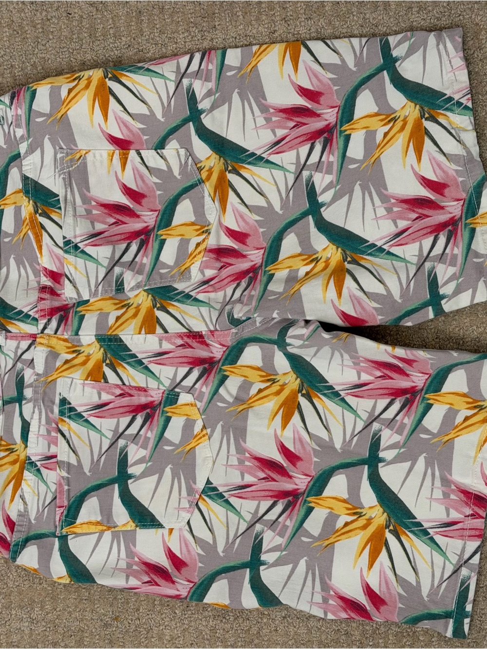 Tommy Bahama - Vivid Tropical Denim Shorts - Bermuda Length
